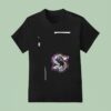 Seattle Kraken Pride Night Logo T Shirt