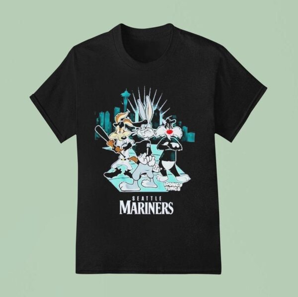 Seattle Mariners X Looney Tunes Mlb T Shirt