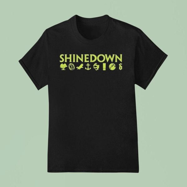 Shinedown Logos T Shirt