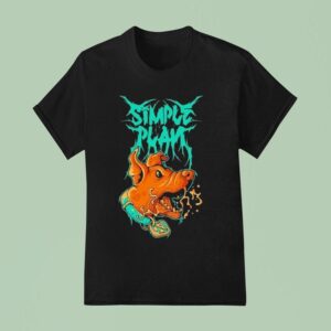 Simple Plan Dog Halloween T Shirt