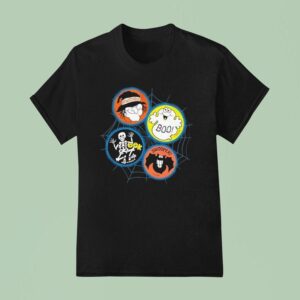 Skeleton Ghost Bat Bewitching Halloween T Shirt