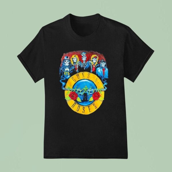 Skeleton Guns N Roses Vintage T Shirt