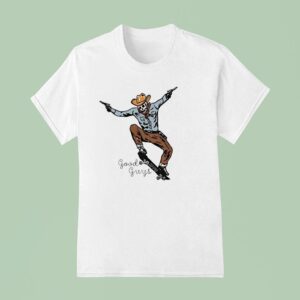 Skeleton Skateboarding Good Guys T Shirt