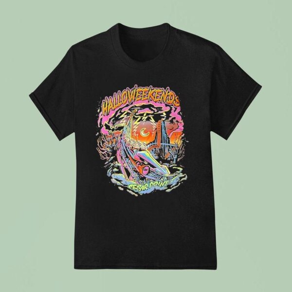 Skeletons Halloweekends Cedar Poin T Shirt
