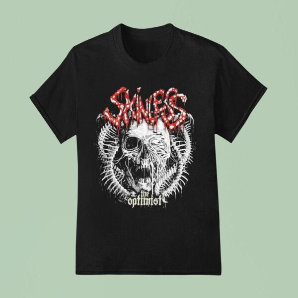 Skinless The Optimist Skull T Shirt