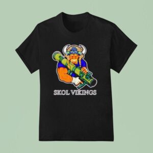 Skol Vikings Minnesota Vikings Military Rocket Launcher T Shirt