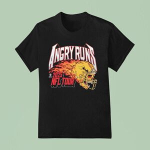 Skull Angry Runs Nfl Tour T Shirt