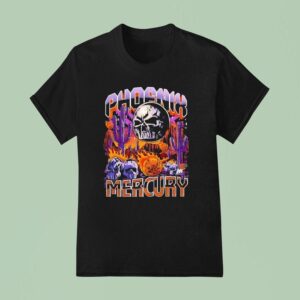 Skull Phoenix Mercury Basketball Horror T Shirt