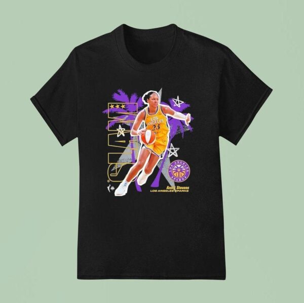 Slam Azura Stevens Los Angeles Sparks Basketball T Shirt