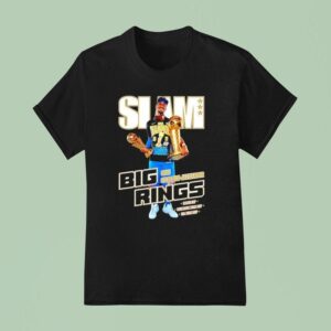 Slam Shai Gilgeous Alexander Oklahoma City Thunders Basketball Big Rings T Shirt