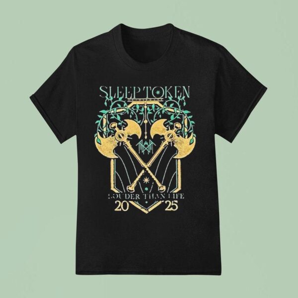 Sleep Token Louder Than Life Two Axes T Shirt