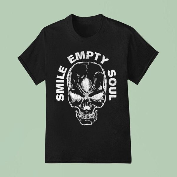 Smile Empty Soul Alien Skull T Shirt