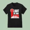 Smu Mustangs Light The Town City Skyline T Shirt