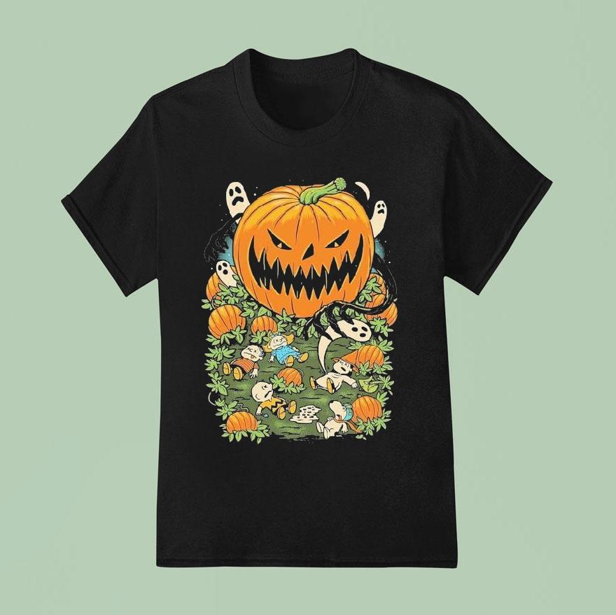 Snoopy The Peanuts Great Pumpkin Massacre T Shirt