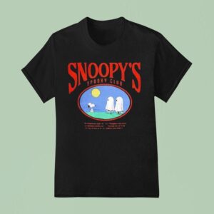 Snoopy The Peanuts Spooky Club Ghosts Halloween T Shirt