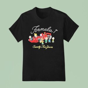 Snoopy The Peanuts X Formula Pi T Shirt