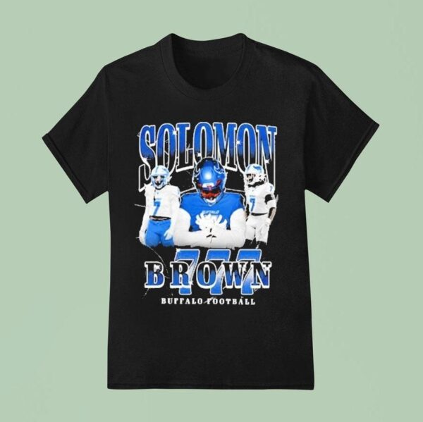 Solomon Brown Buffalo Bulls Football T Shirt