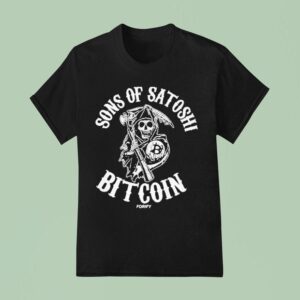 Sons Of Satoshi Bitcoin Forify Grim Reaper T Shirt