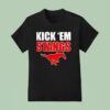 Southern Methodist University Smu Mustangs Kick Em Stangs Logo T Shirt