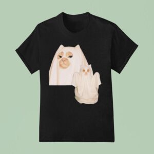Spooky Cat Halloween T Shirt