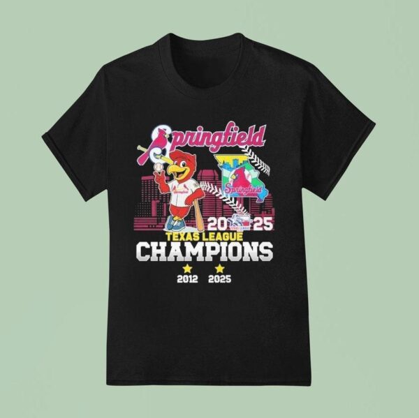Springfield Cardinals Texas League Champions Masco T Shirt