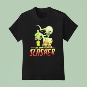 Squidward Tentacles And Squarepants The Hash Slinging Slasher T Shirt