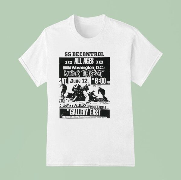 Ss Decontrol All Ages From Washington Dc Minor Threa T Shirt