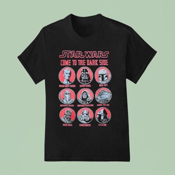 Star Wars Come To The Dark Side Heathered T Shirt