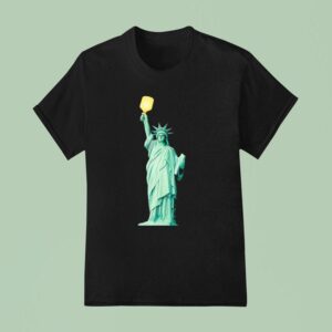 Statue Of Liberty Pickleball T Shirt