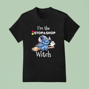 Stitch And Ghost I M The Stop And Shop Witch Halloween T Shirt