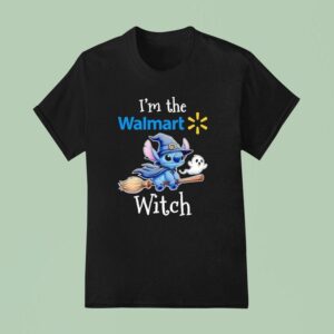 Stitch And Ghost I M The Walmart Witch Halloween T Shirt