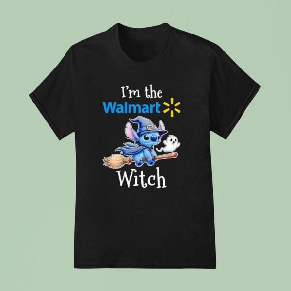 Stitch And Ghost I M The Walmart Witch Halloween T Shirt