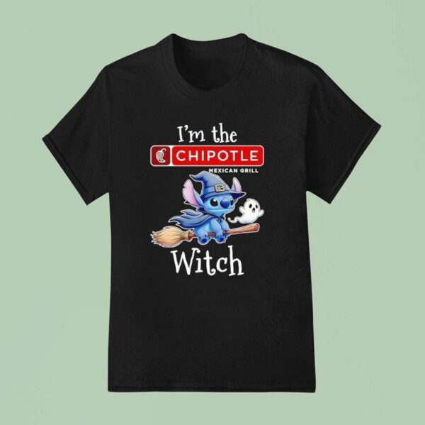 Stitch Ghost I M The Chipotle Mexican Grill Witch Halloween T Shirt