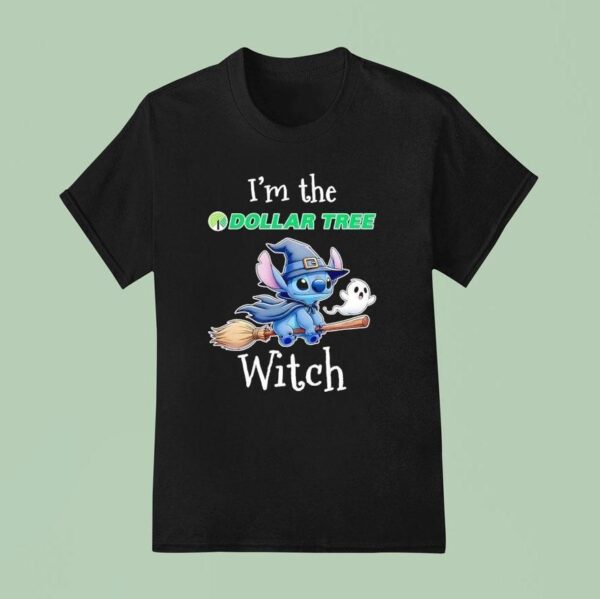 Stitch Ghost I M The Dollar Tree Witch Halloween T Shirt