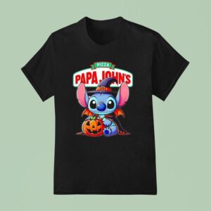 Stitch Witch Pizza Papa John S Halloween T Shirt