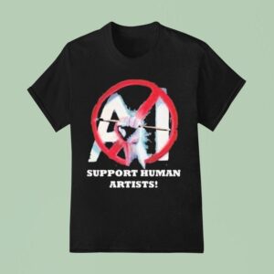 Support Human Artists No Ai T Shirt