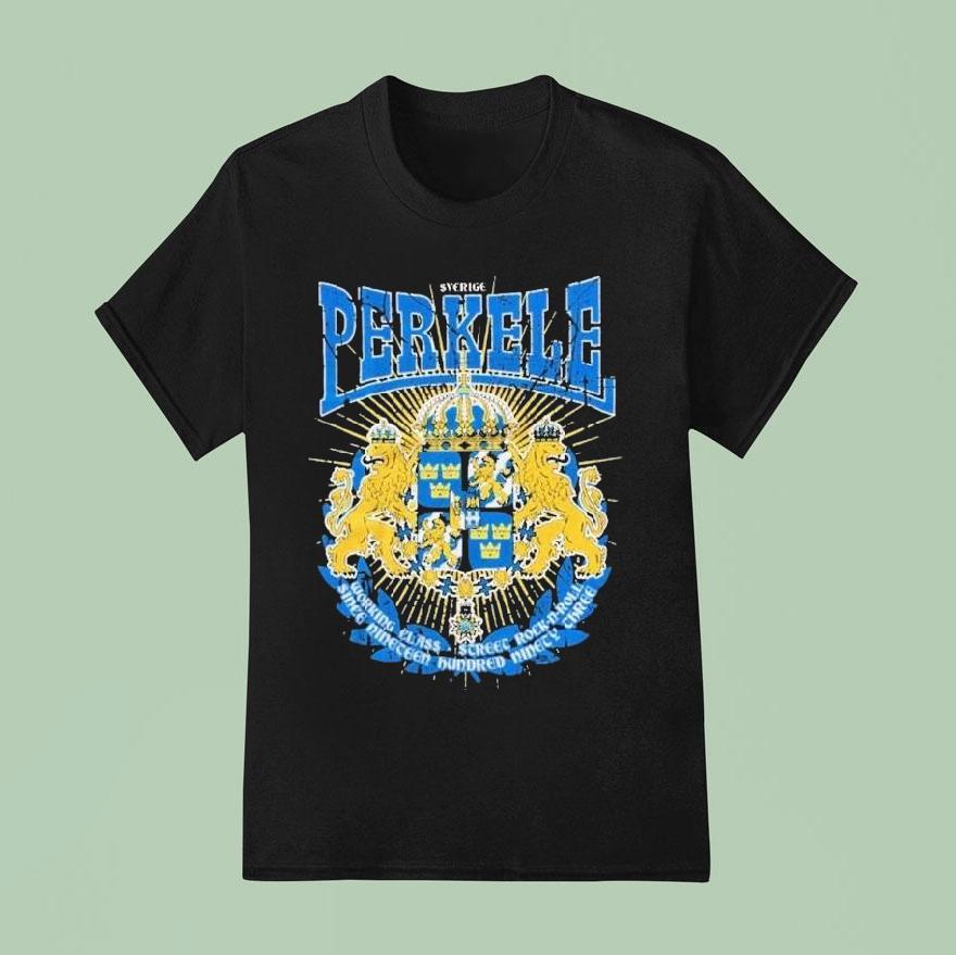 Sverige Perkele Cres T Shirt