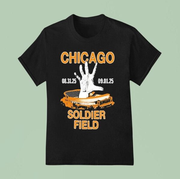 System Of A Down Soldier Field Chicago Stadium Hand T Shirt