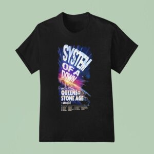 System Of A Down Queen Of The Stone Age Acid Bath Uk Europe Tour Dates T Shirt