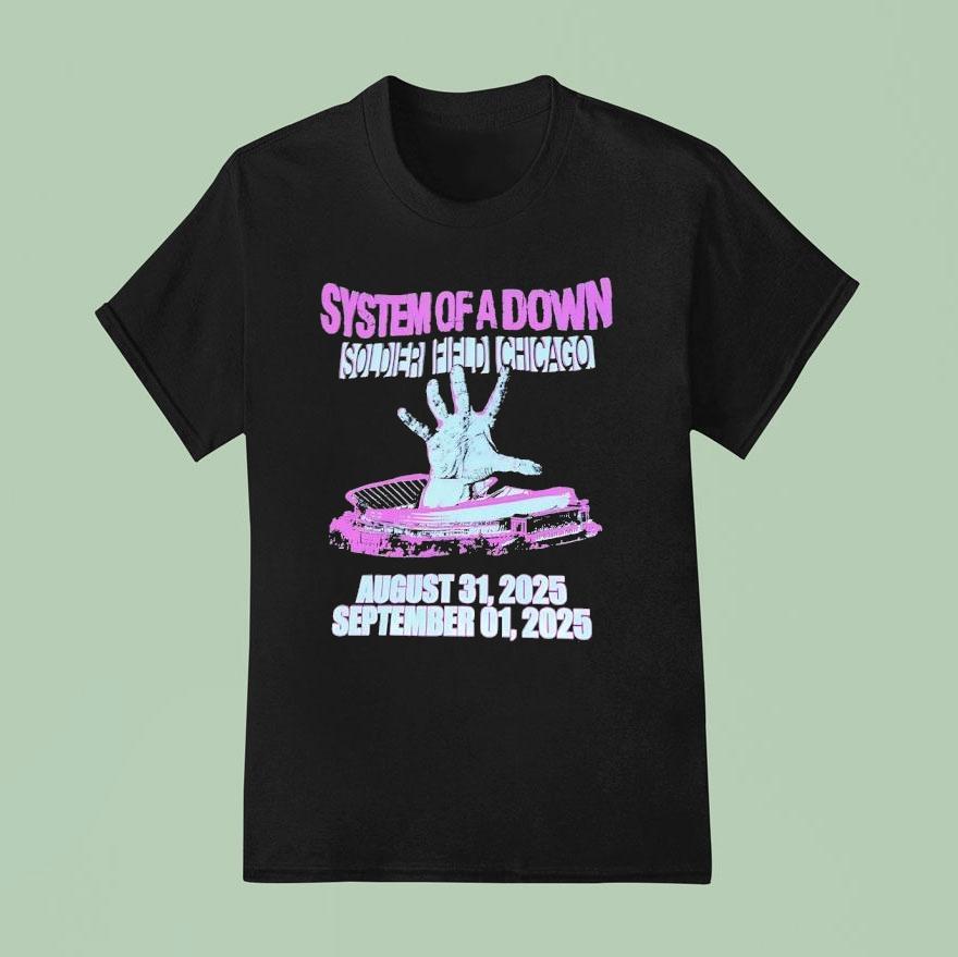 System Of A Down Soldier Field Chicago August September T Shirt