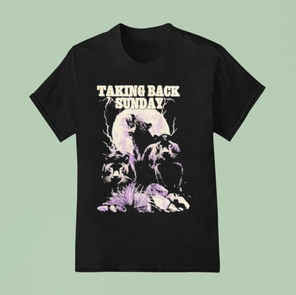 Taking Back Sunday Panther Moon T Shirt
