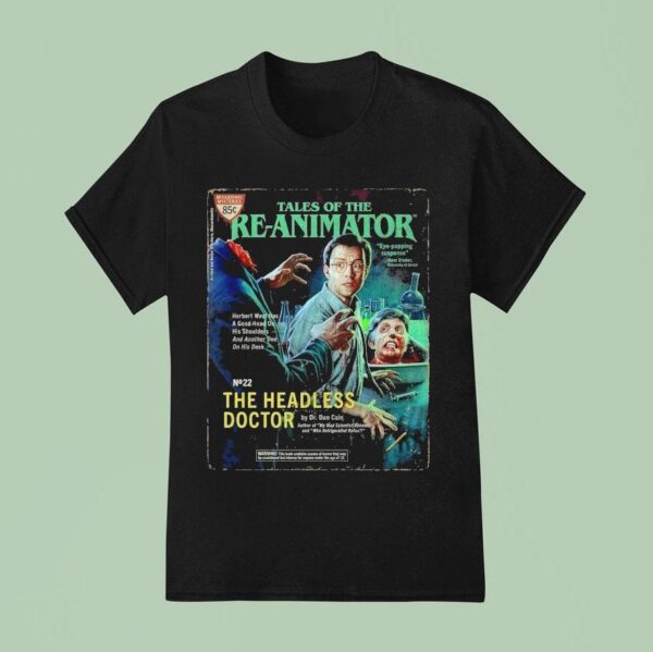 Tales Of The Re Animator The Headless Doctor Pulp Novel T Shirt