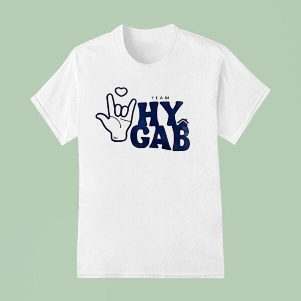 Team Hy Gab Sign Hand T Shirt
