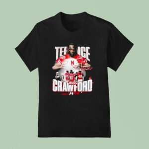 Terence Crawford Bud Nebraska Cornhuskers Football Signature T Shirt
