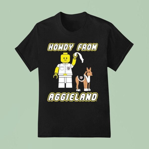 Texas Am Aggies Howdy From Aggieland Lego T Shirt