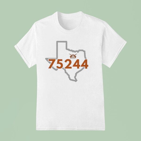 Texas Longhorn Map T Shirt