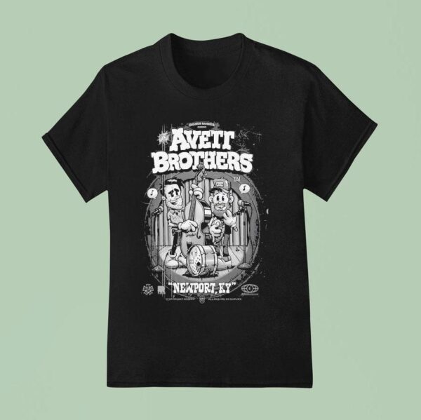 The Avett Brothers Sep Newport Ky Megacorp Pavilion T Shirt