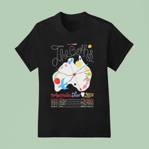 The Beths Australia Tour T Shirt