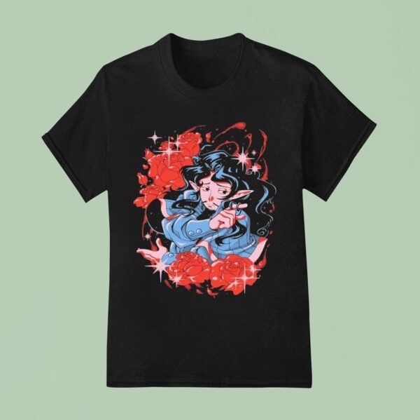The Brightness Of Roses Waifu Anime T Shirt