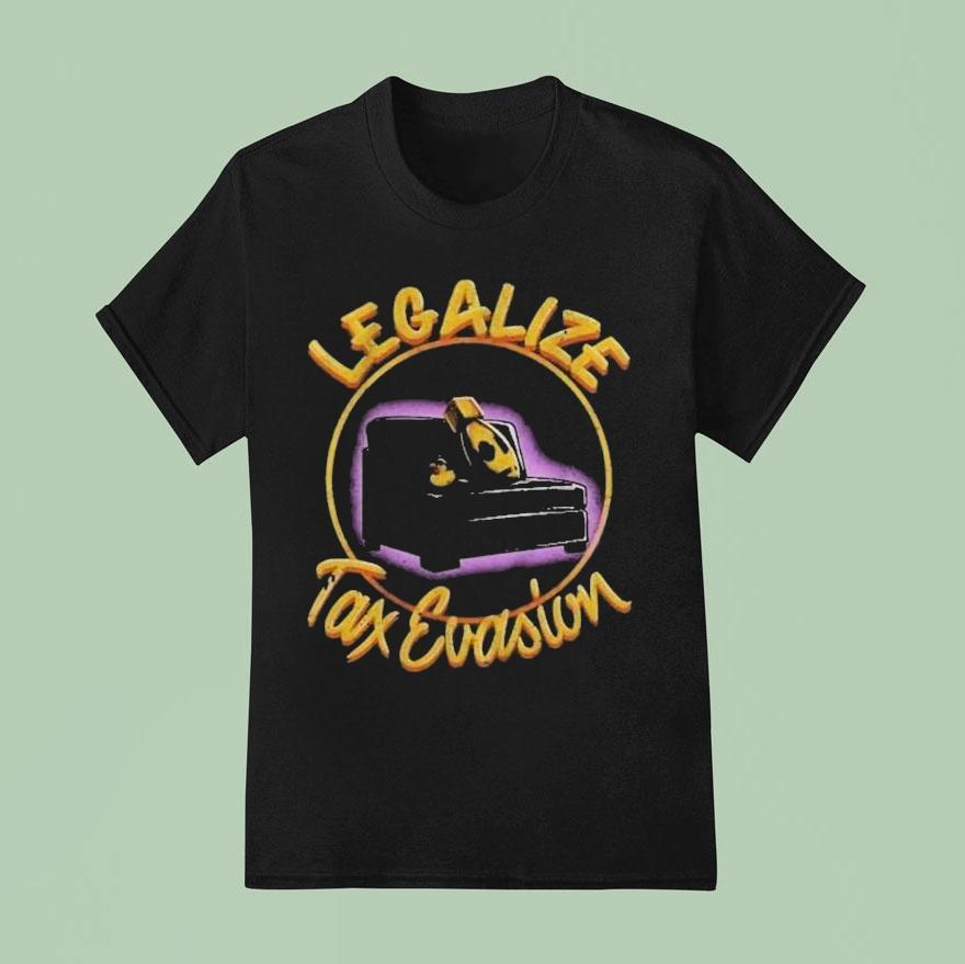 The Fat Electrician Legalize Tax Evasion Sofa Duck T Shirt